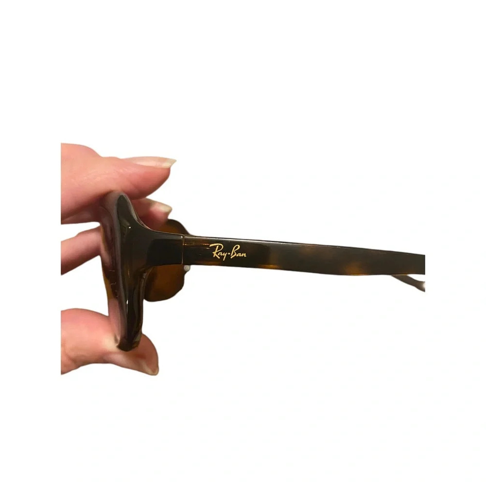 Raybans sunglasses brown frames vguc TB 4131 - Picture 8 of 8